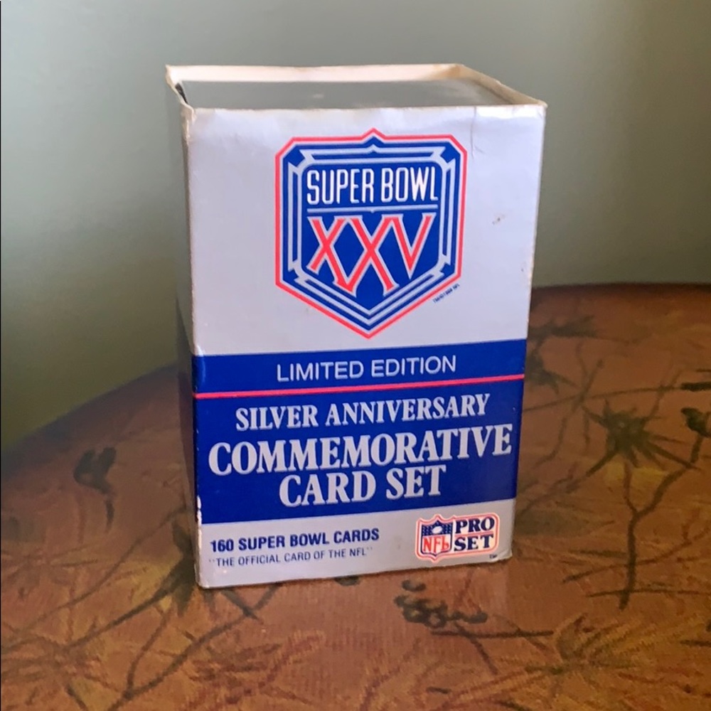 Pro Set Super Bowl XXV Limited Edition Silver